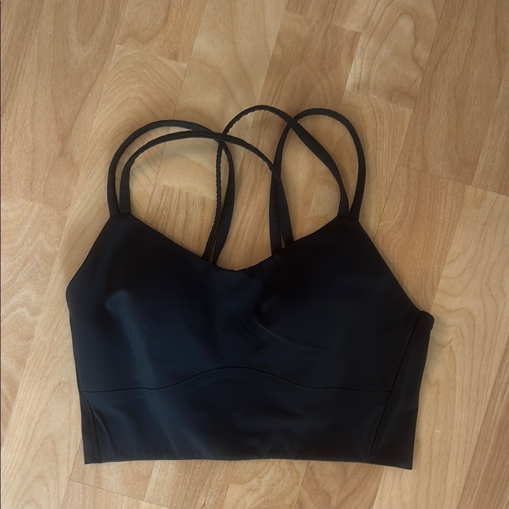Lululemon Athletica Black Criss-Cross align Sports Bra